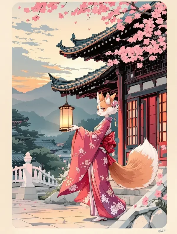 月下狐火 动漫封面